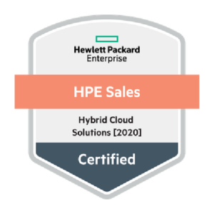 Certificado HPE Sales Hybrid Cloud